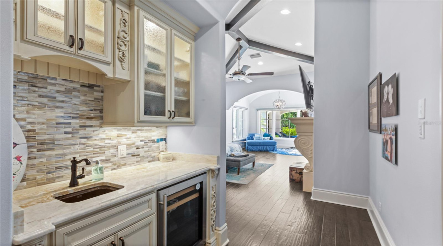 First floor master suite