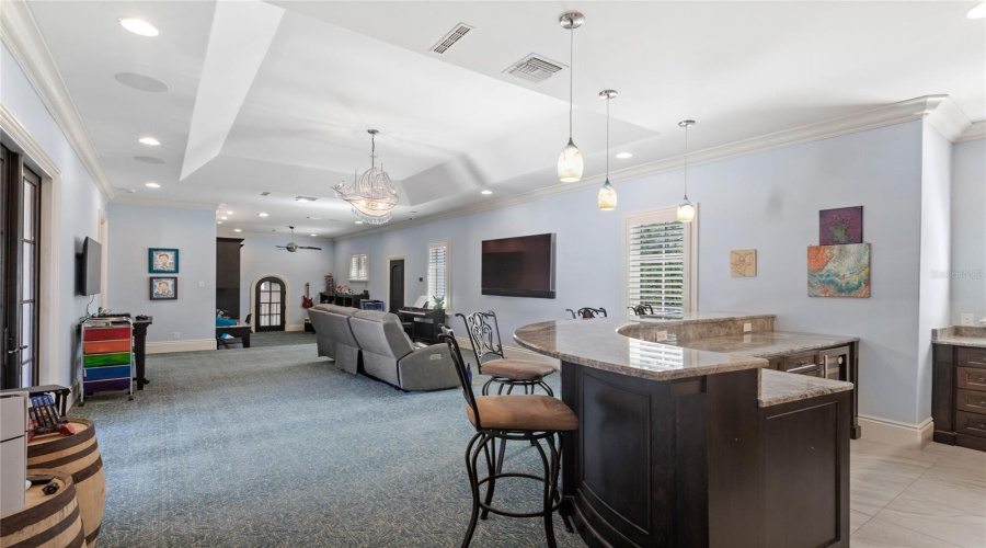 2nd floor entertainment room