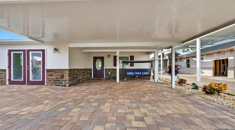 Front Patio: Inviting front porch space adds character and curb appeal.