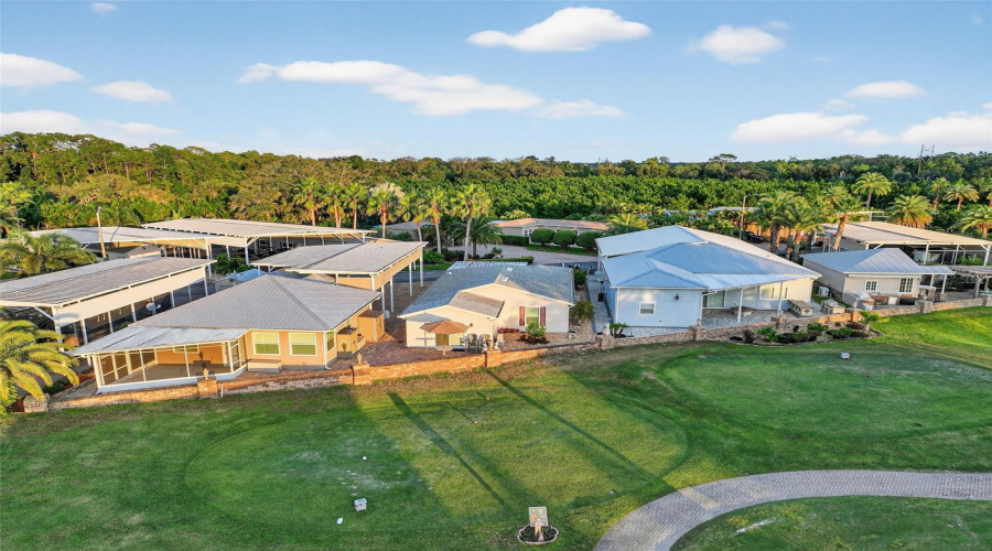 High vantage point emphasizes privacy and the home’s desirable location.