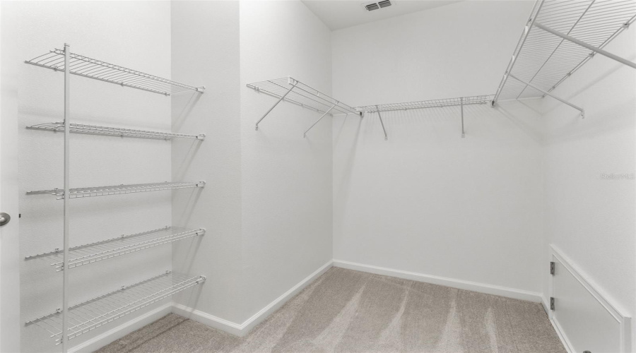 Spacious Walk In Closet