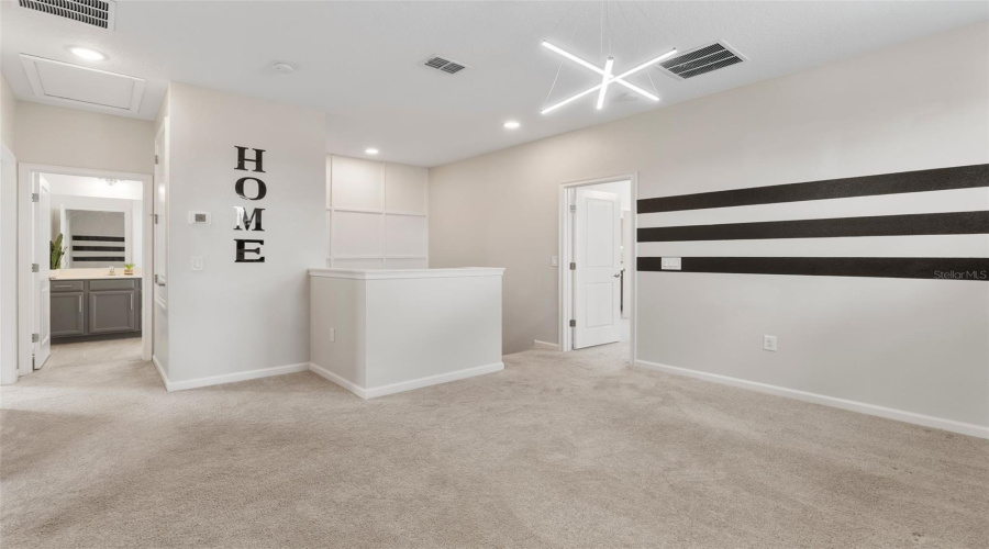 Large loft area