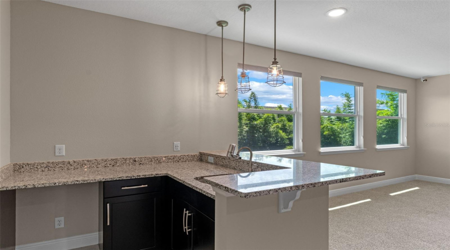Wet Bar in Loft Area