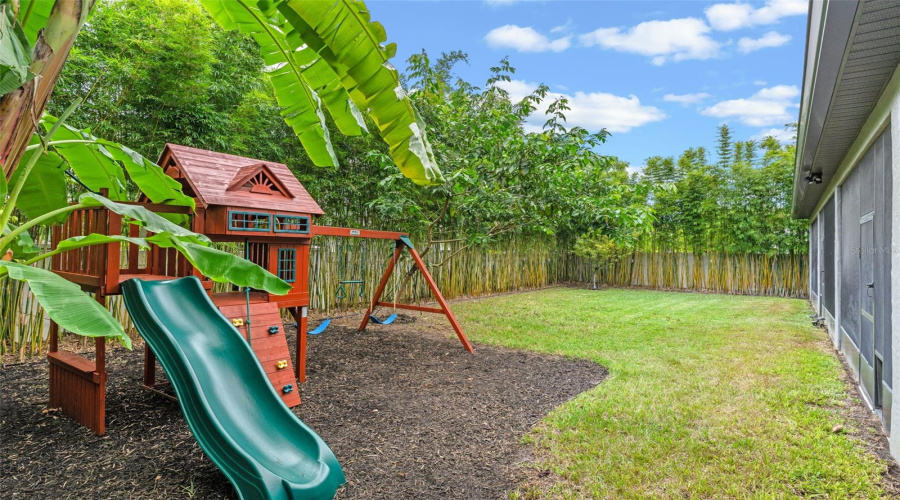Playset is included