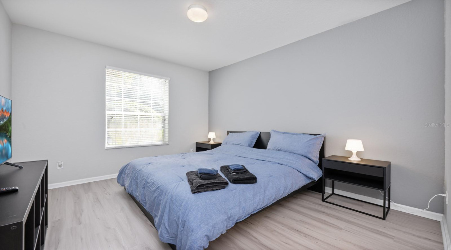 The Primary suite is filled with an abundance of natural light, creating a bright and welcoming retreat.