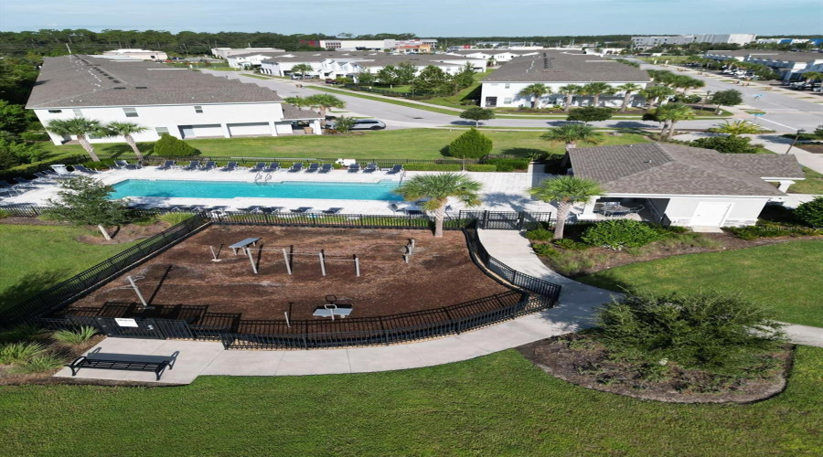Pool and  Outdoor fitness area