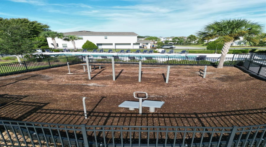 Outdoor fitness area