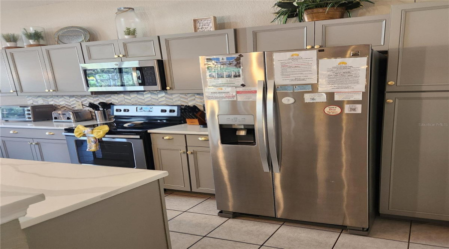 Stainless steel appliances