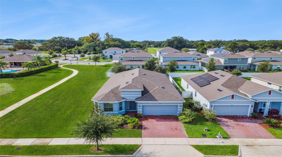 Home and walkway to Pool