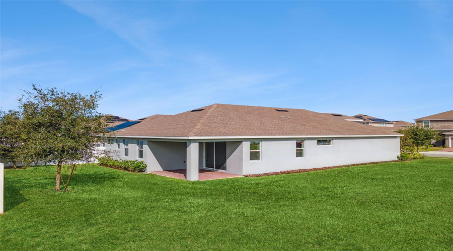 Back and side of home