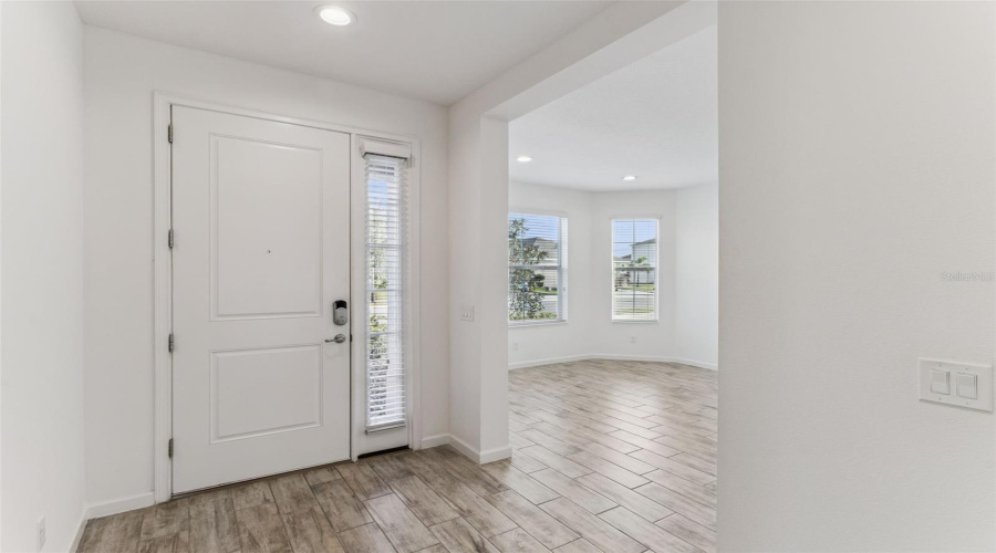 Front Door and Flex Room/Office or den