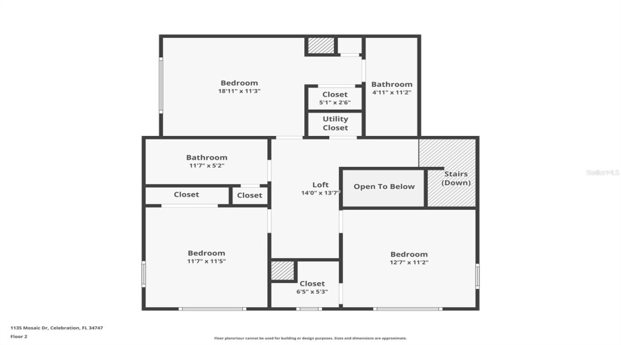 CELEBRATION, Florida 34747, 4 Bedrooms Bedrooms, ,3 BathroomsBathrooms,Residential,For Sale,MOSAIC,0,MFRO6347332