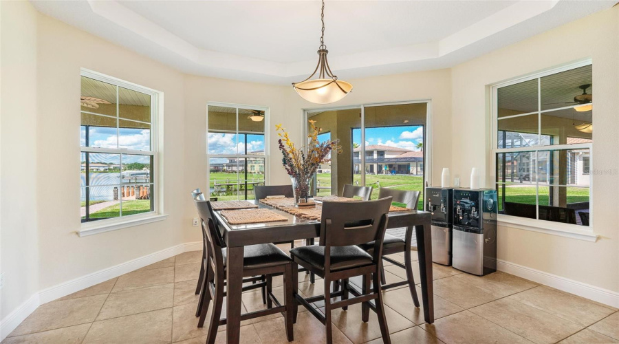 Enjoy your favorite morning treat while taking in breathtaking water views.