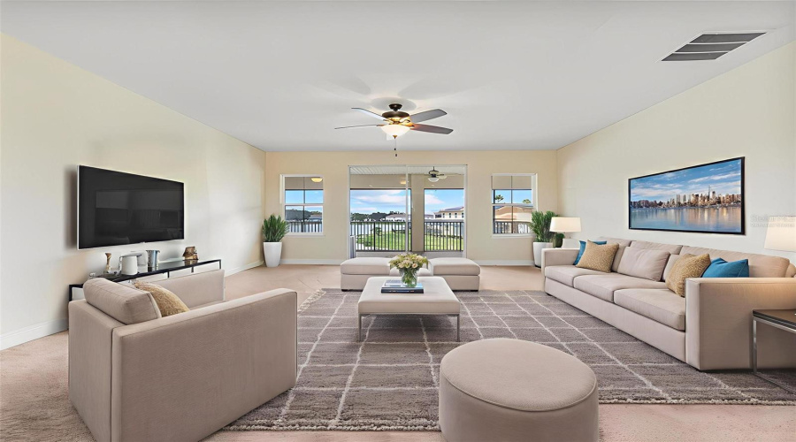 Virtually staged showing endless possibilities