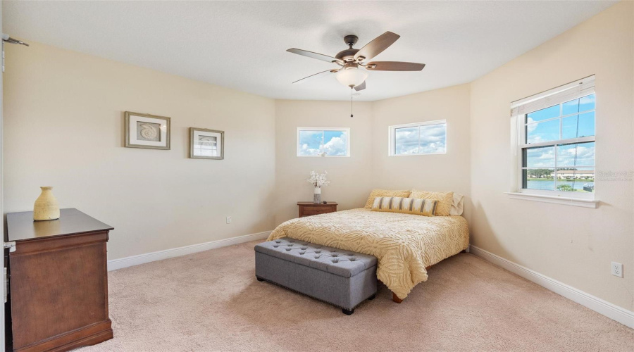 Welcome to the "Octagon Room"  4th bedroom. Virtually staged.
