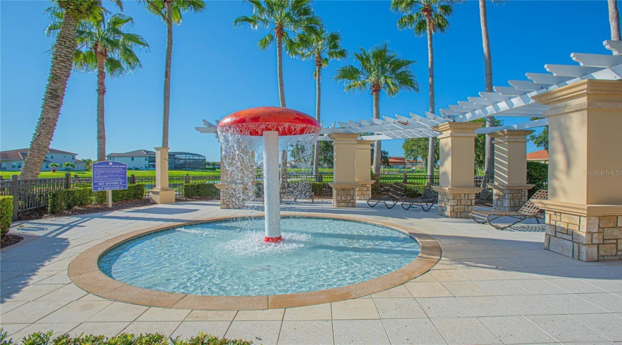Community splash pool / pad