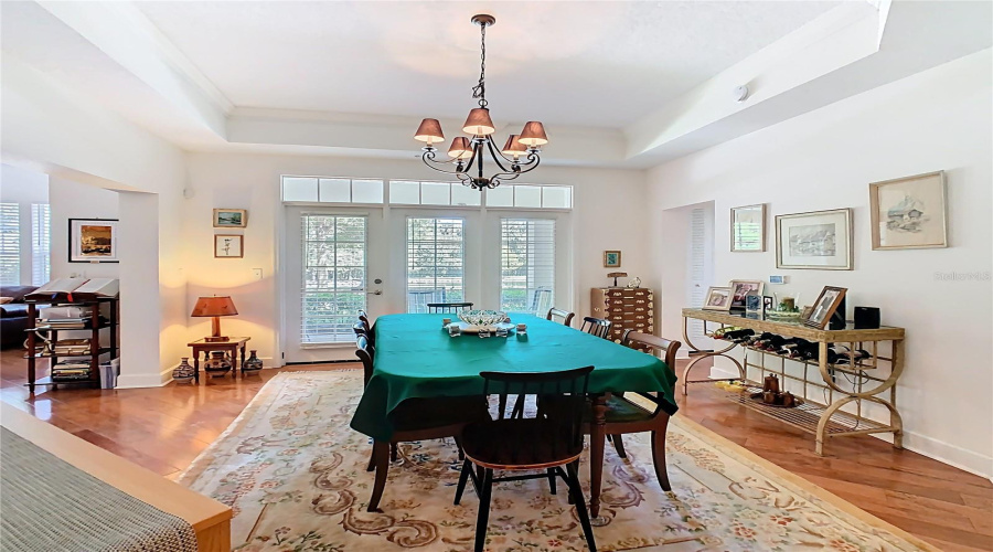 Dining Room with gorgeous lake views