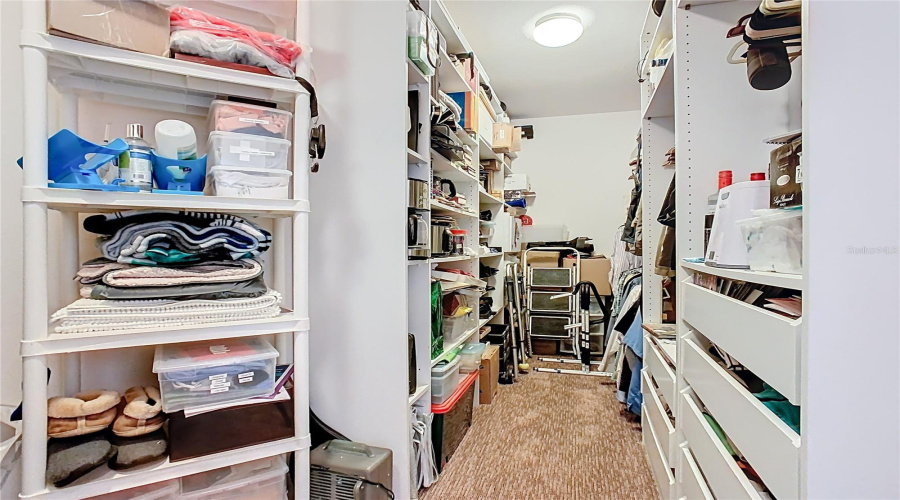 Spacious Primary Closet