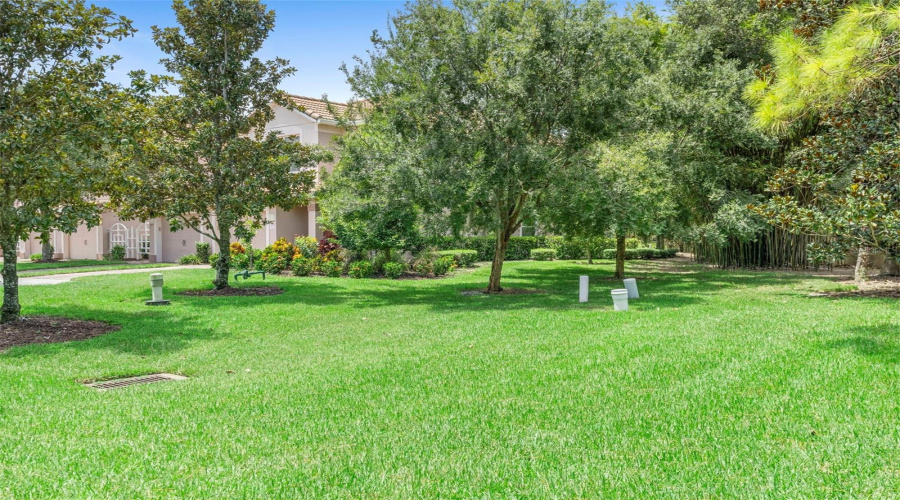 Lush green grass through out the community
