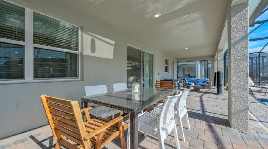 Covered Patio: Seamlessly connected to the main living areas.