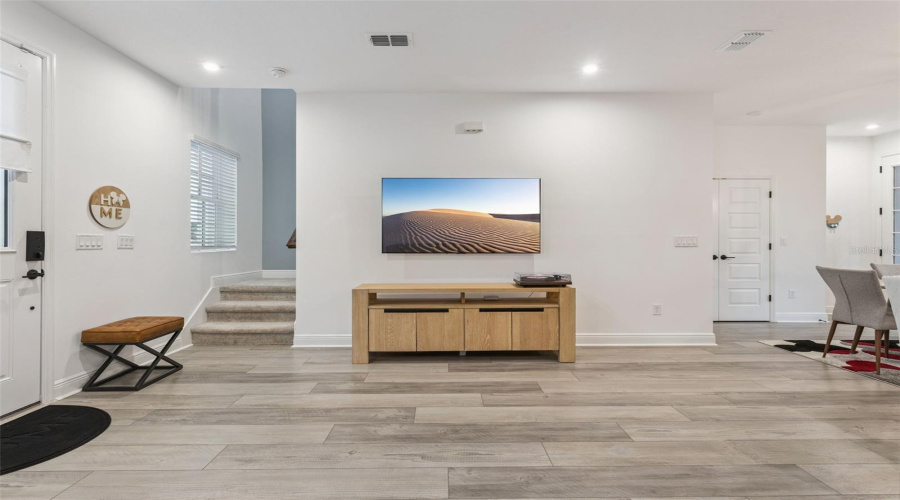 Upgraded Wood Laminate Floors throughout the downstairs