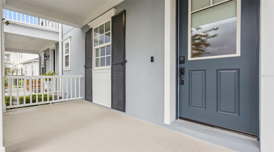 Enjoy your covered Front porch