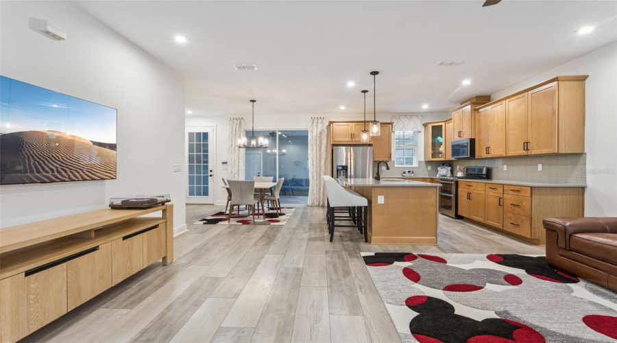 Spacious open floorplan