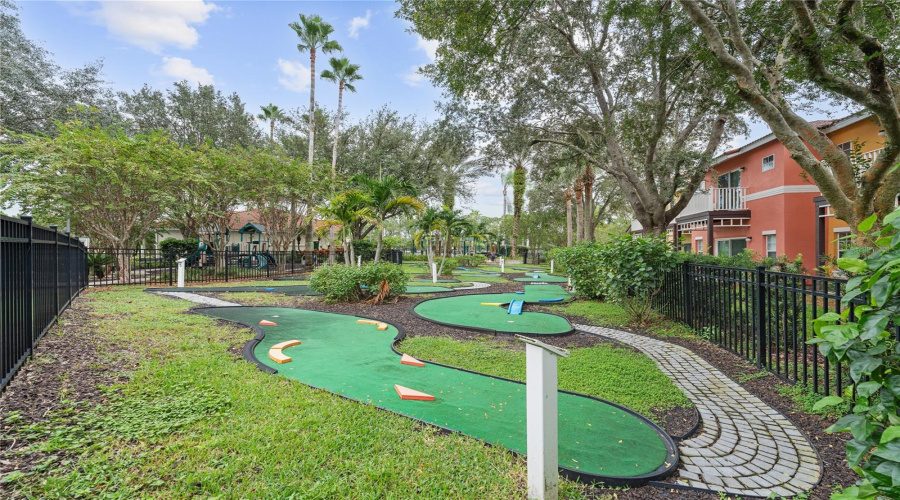 Basically an 18-hole mini putt course in your backyard!