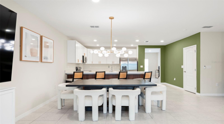 Dedicated dining space