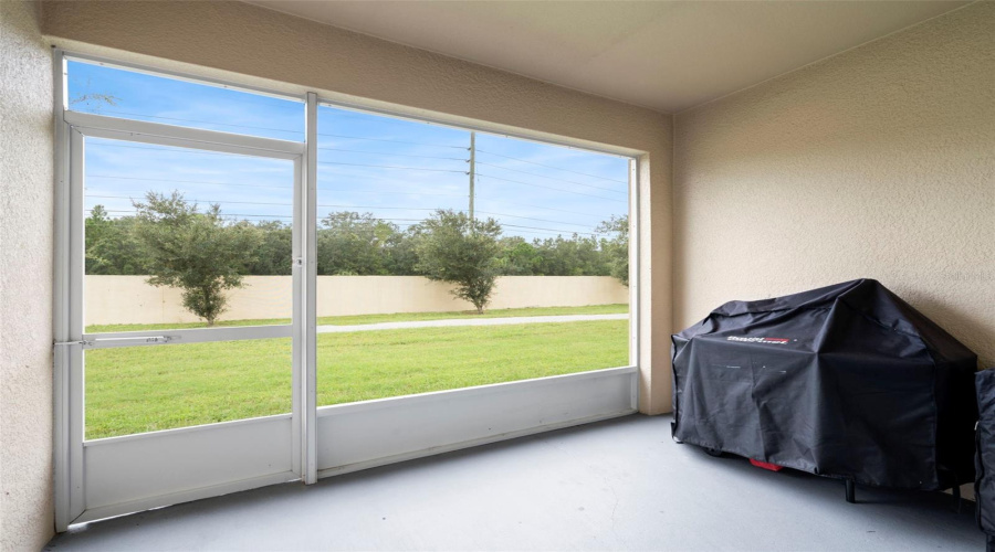 Screened in patio