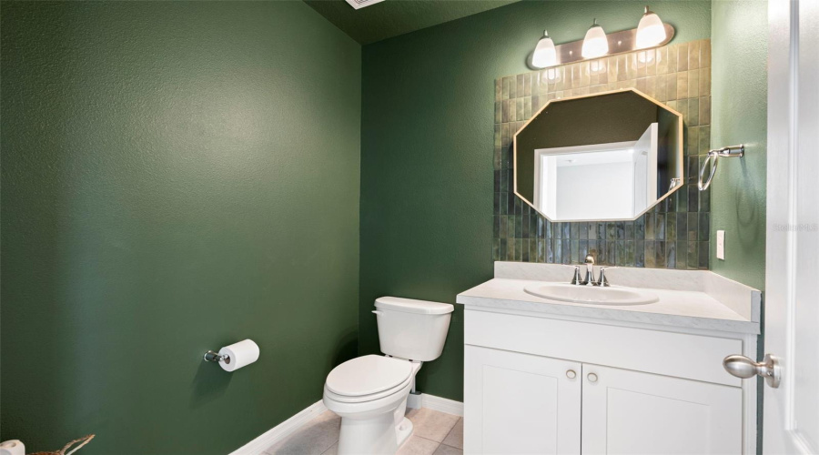 Main floor half bathroom