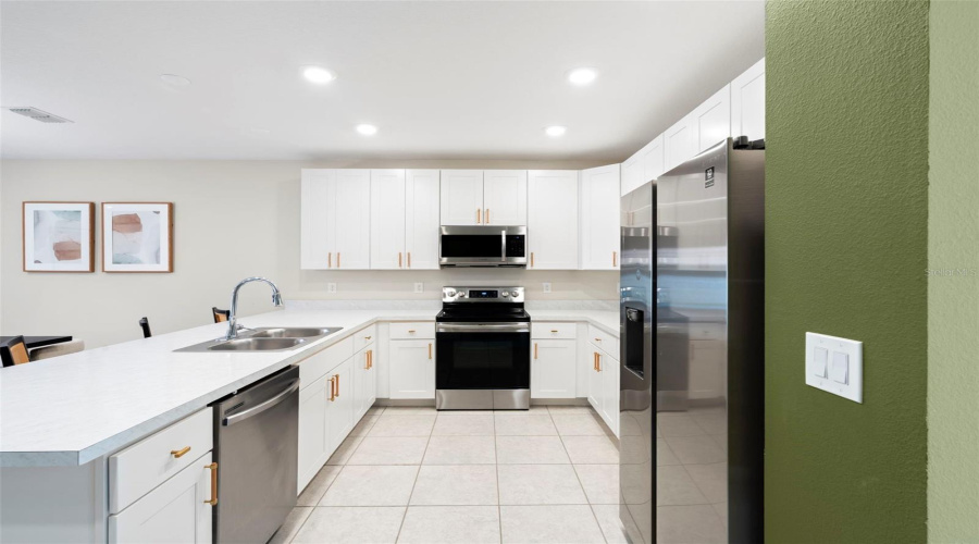 Upgraded kitchen