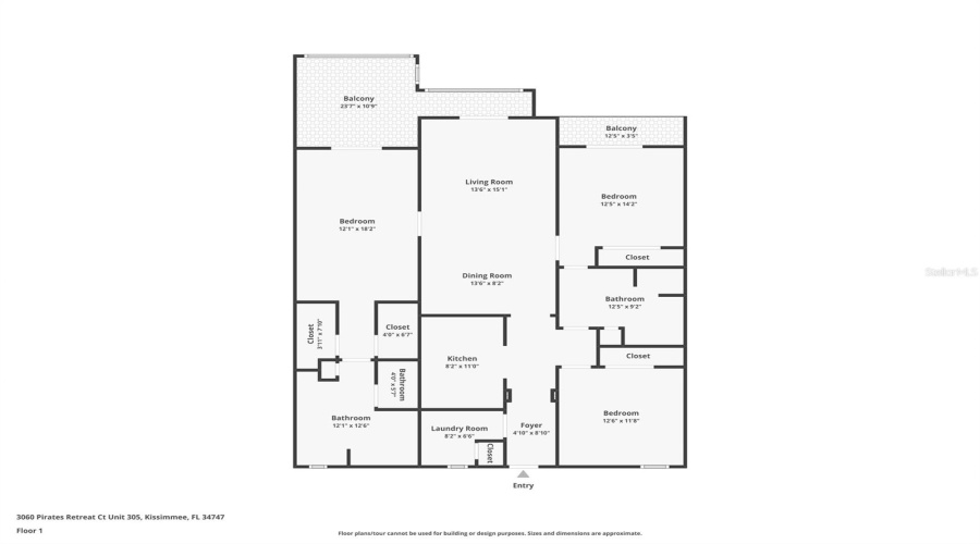 KISSIMMEE, Florida 34747, 3 Bedrooms Bedrooms, ,2 BathroomsBathrooms,Residential,For Sale,PIRATES RETREAT,0,MFRS5135791