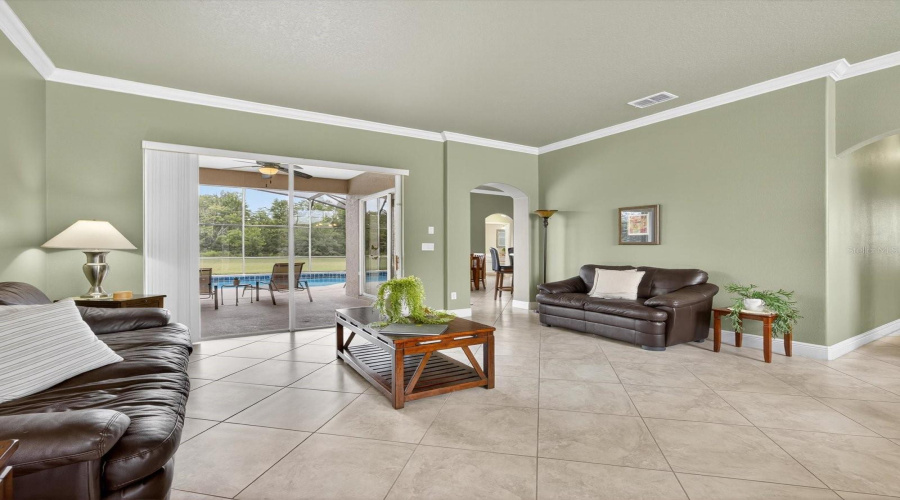 Living Room opens to the Lanai