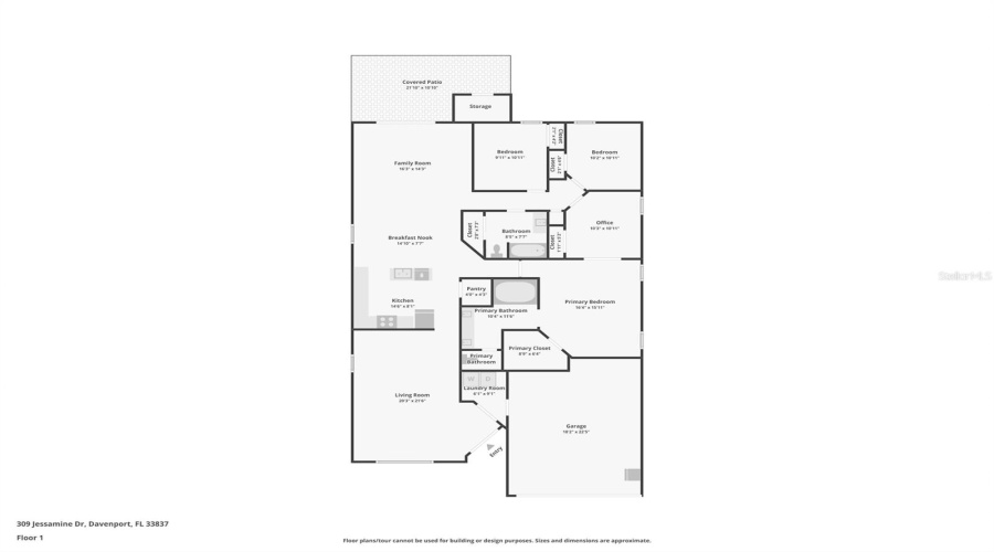 DAVENPORT, Florida 33837, 4 Bedrooms Bedrooms, ,2 BathroomsBathrooms,Residential,For Sale,JESSAMINE,0,MFRTB8432421