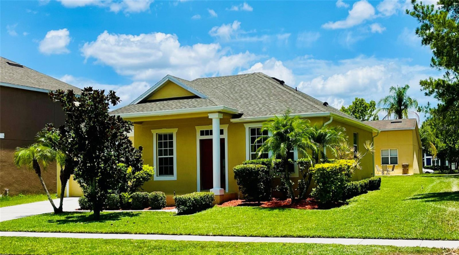 Side view of home