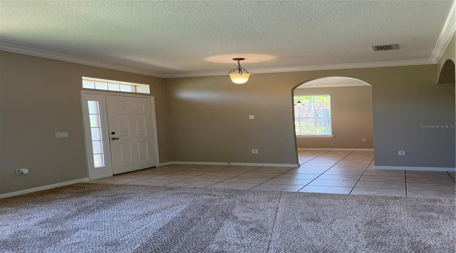 Front Entrance view from Formal Living Room