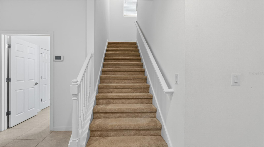 Stairs to second floor