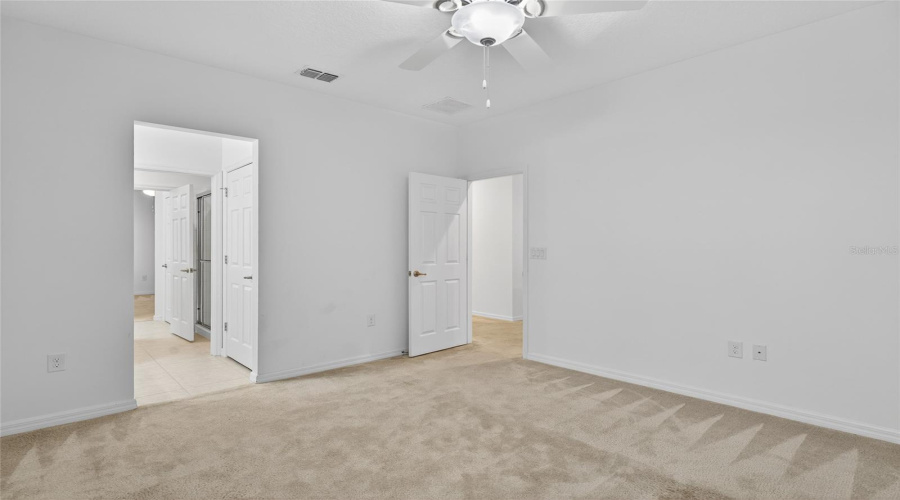 Upstairs bedroom 4 with adjoining shared bathroom