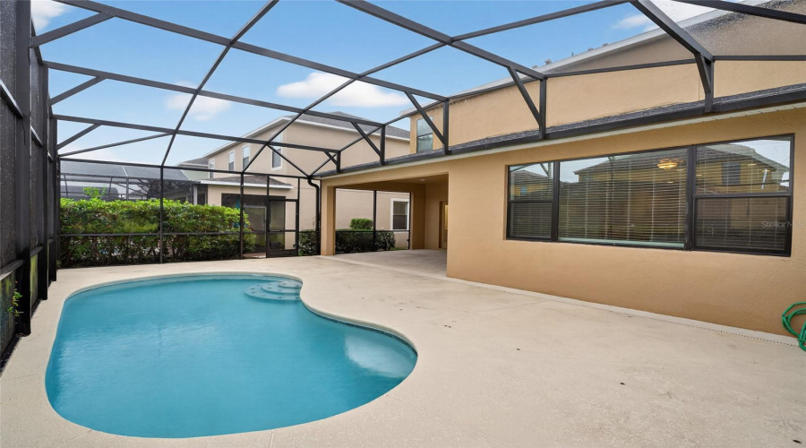 Deck and pool