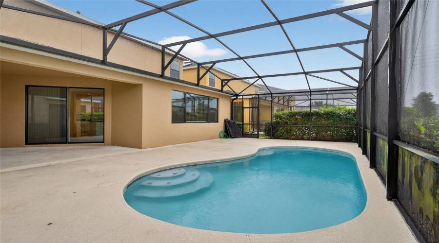 Deck and pool