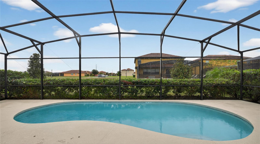 Deck and pool