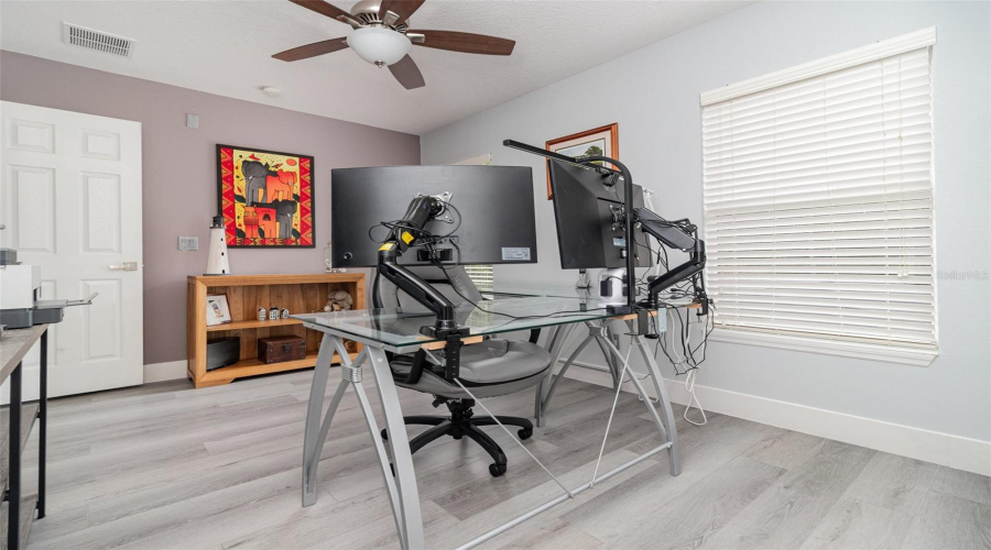 Office/bedroom with Jack and Jill bathroom