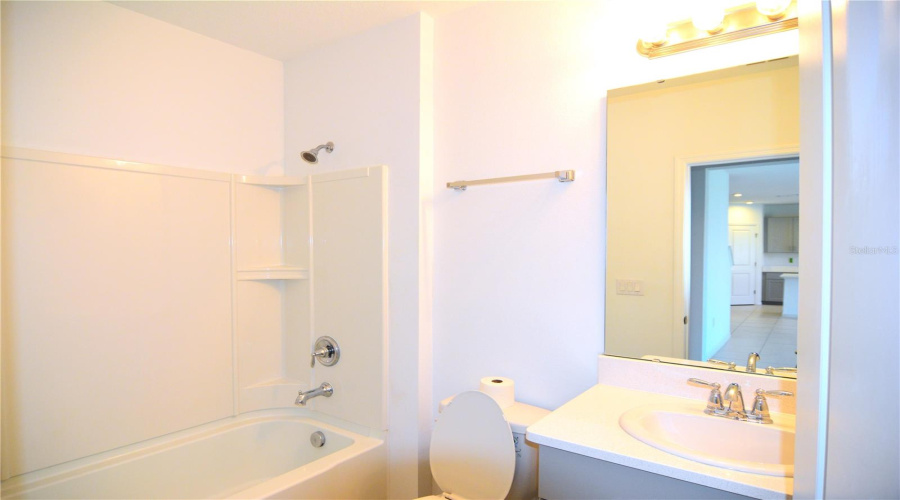 First floor full bathroom