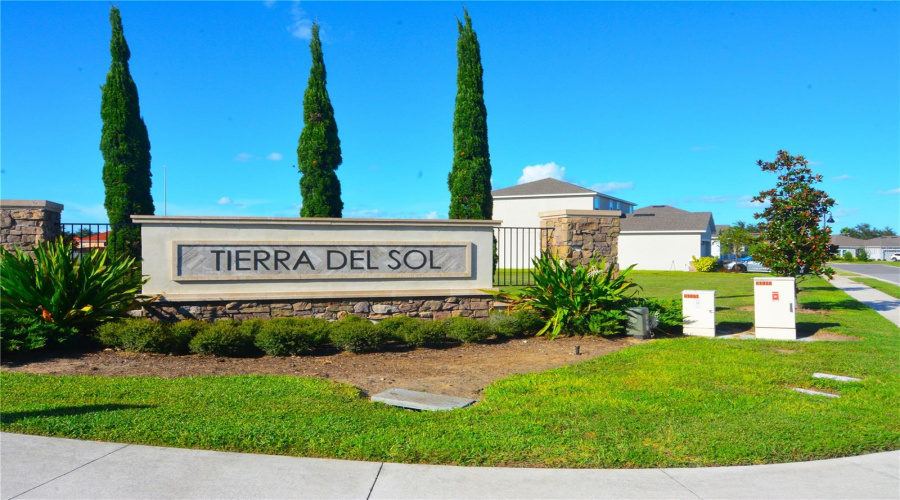 Subdivision entrance