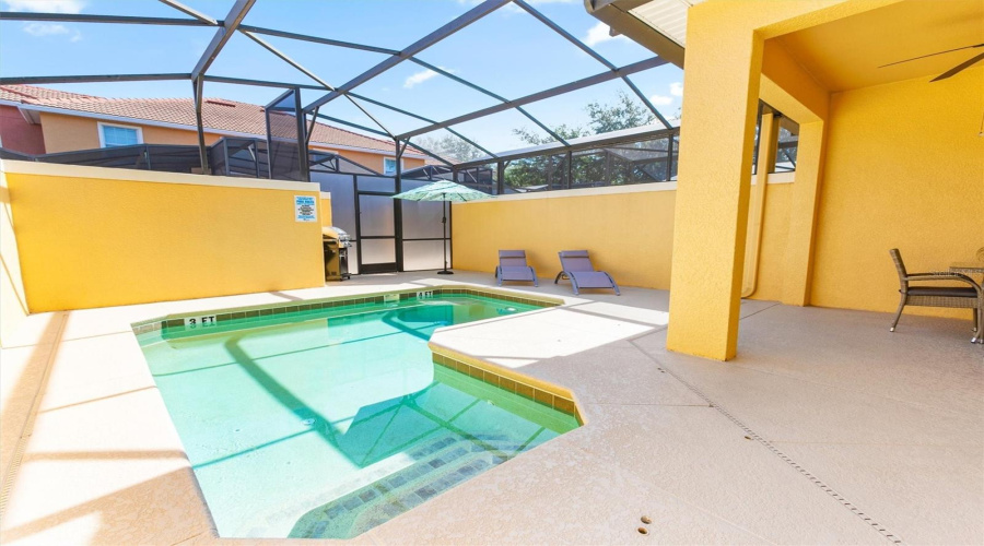 Pool deck - north facing