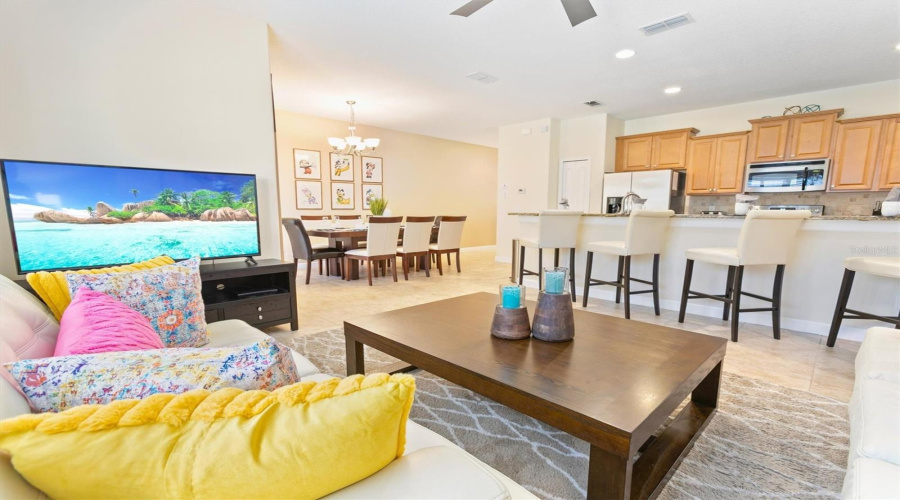 Living - Kitchen - Dining