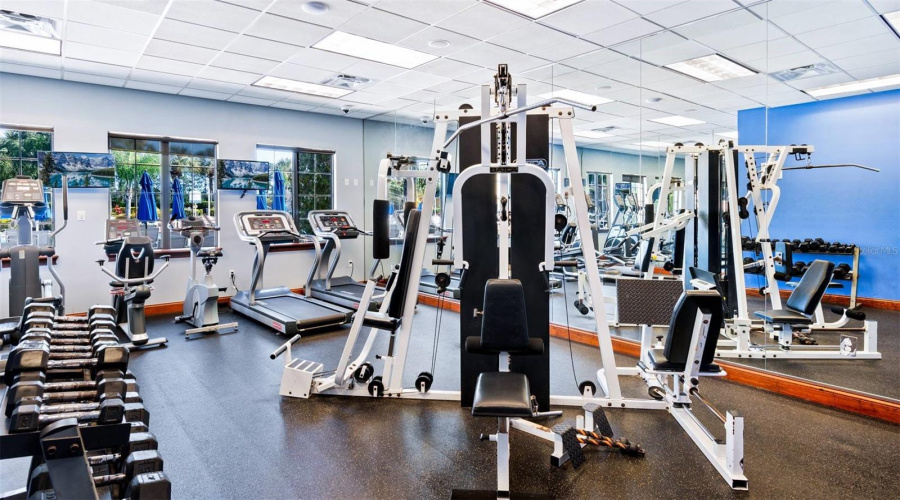 Resort fitness center