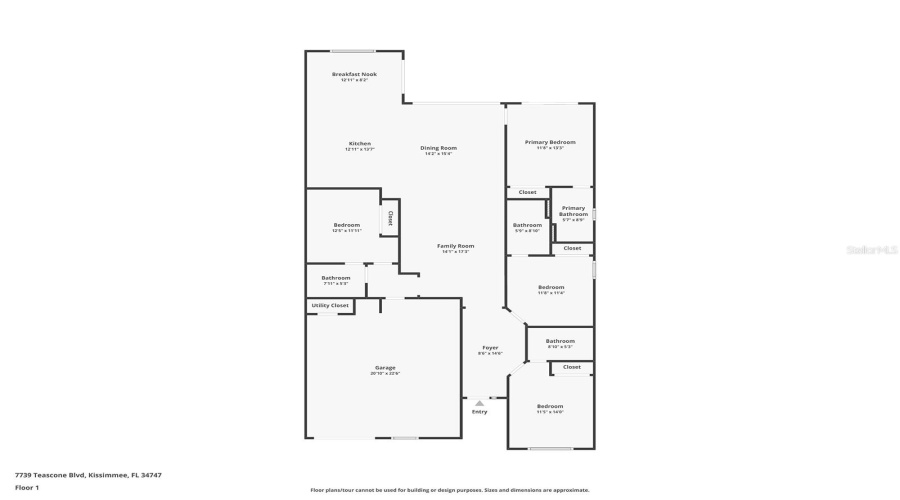 KISSIMMEE, Florida 34747, 4 Bedrooms Bedrooms, ,4 BathroomsBathrooms,Residential,For Sale,TEASCONE,0,MFRO6350201