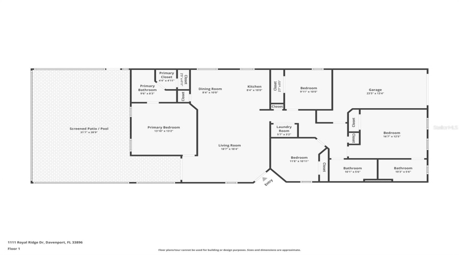 DAVENPORT, Florida 33896, 4 Bedrooms Bedrooms, ,3 BathroomsBathrooms,Residential,For Sale,ROYAL RIDGE,0,MFRTB8436324